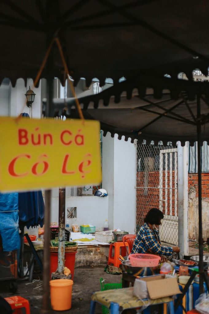 Quán bún cá cô Lệ - món ngon khi Châu Đốc ăn gì