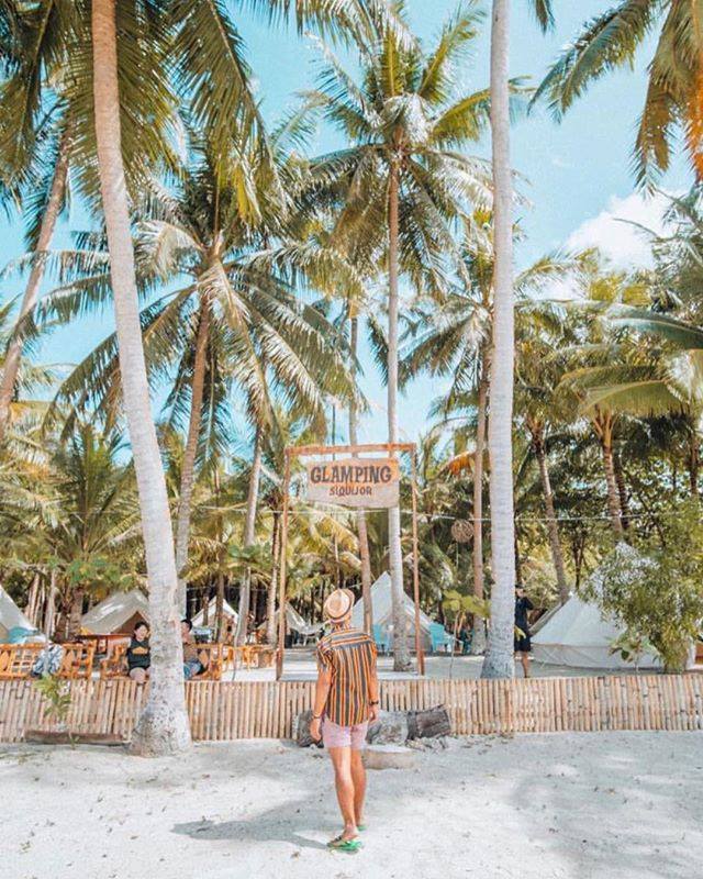 Khung cảnh yên bình tại khu cắm trại Glamping Đại Lãnh Beach