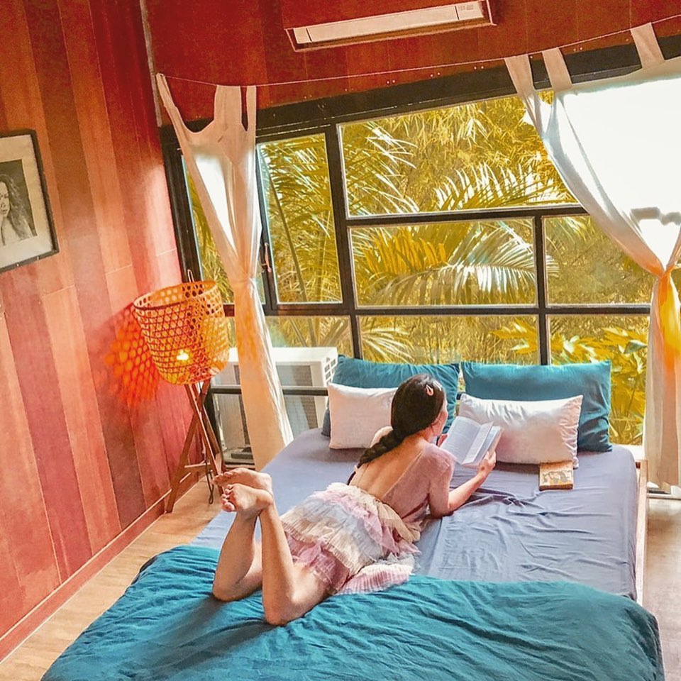 The Fish Homestay Cafe Phú Quốc view rừng rậm