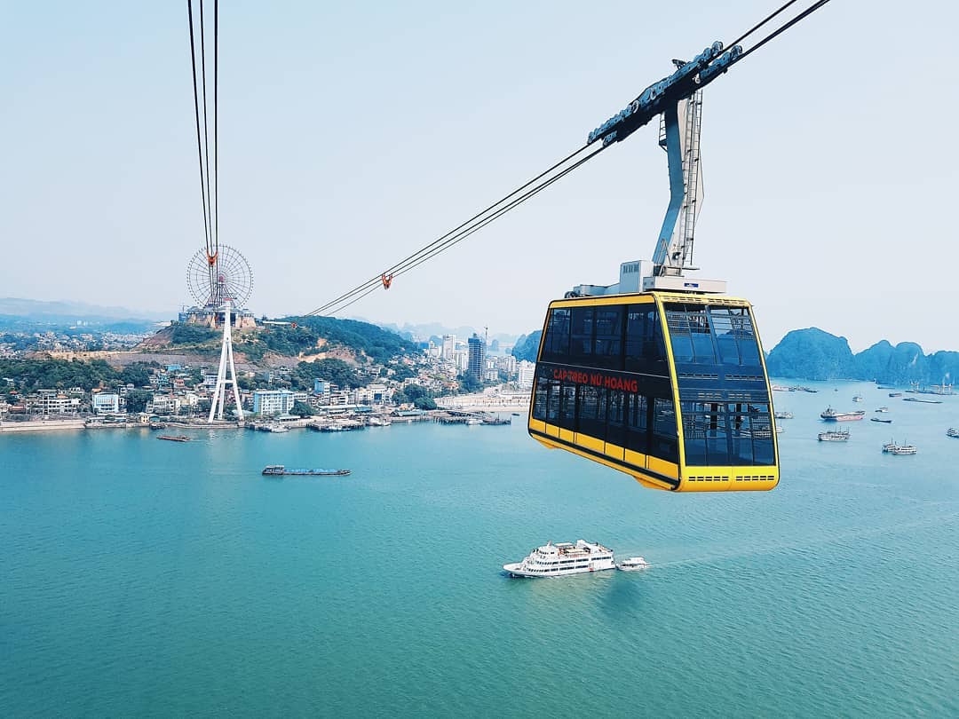Cáp treo Nữ Hoàng Sun World Hạ Long Park
