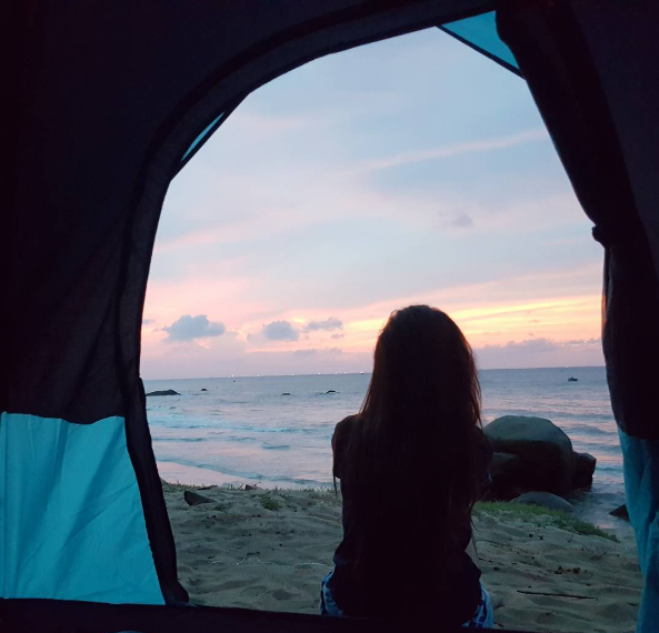 Cắm trại qua đêm đèo Nước Ngọt
