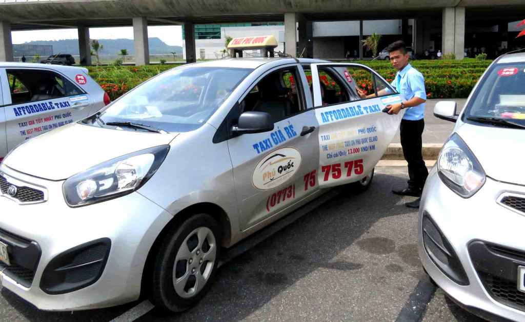 Taxi giá rẻ là phương tiện di chuyển Phú Quốc an toàn
