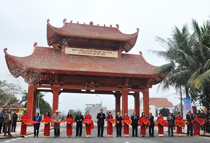 Cổng khu di tích. Ảnh: Báo quốc tế.