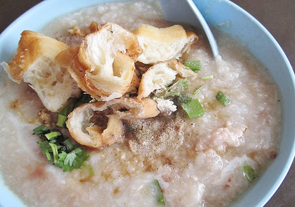 Cháo Quảng Đông - món ngon Kuala Lumpur cho bữa sáng