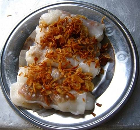 Bánh cuốn ăn vặt Thanh Hóa tại các phố Nguyễn Chích