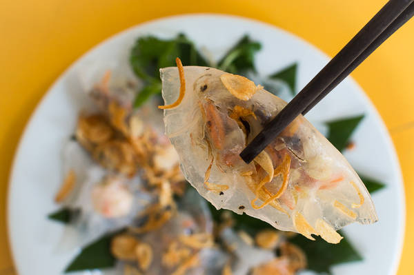 Bánh bao bánh vạc quán ăn ngon Hội An với nguyên liệu gạo sạch