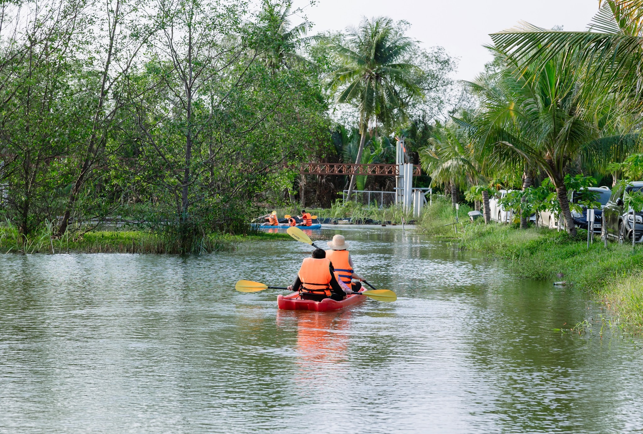 Chèo SUP tại điểm dã ngoại gần Sài Gòn