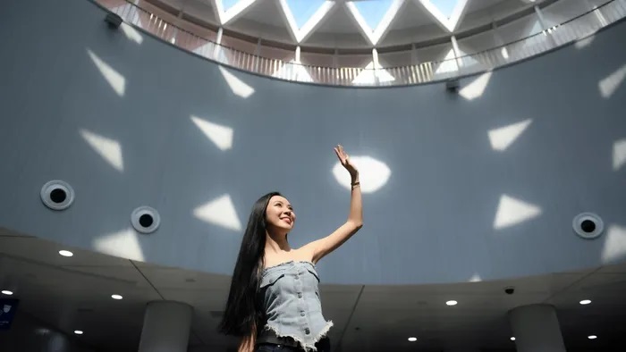 Giếng trời check in Metro số 1 tại Ga Bến Thành