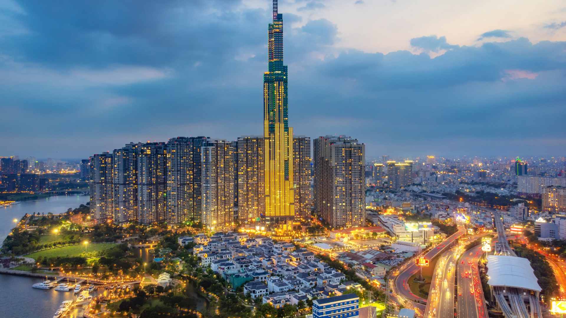 Landmark 81 gần ga Metro số 1 Tân Cảng