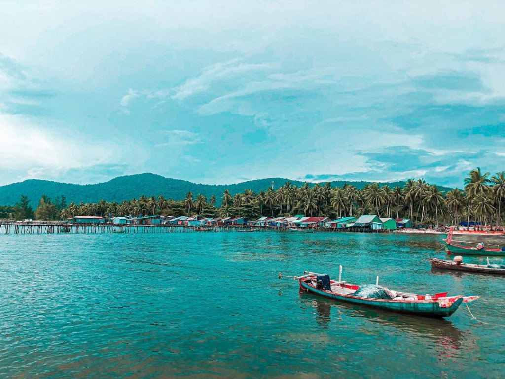 Địa điểm chụp ảnh Phú Quốc tại Làng chài Rạch Vẹm - Ảnh: @dan.duong.93