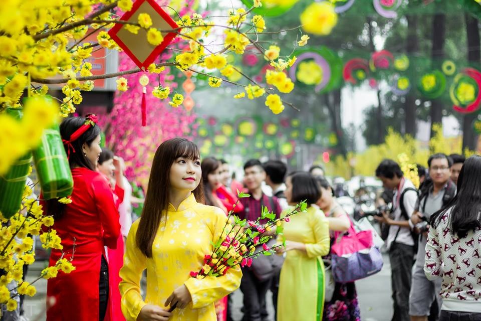 Sắc xuân rực rỡ tại các địa điểm chụp hình Tết tại TP.HCM
