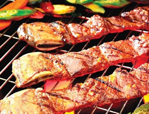 Thịt nướng BBQ kiểu Hàn món ăn ngày mưa