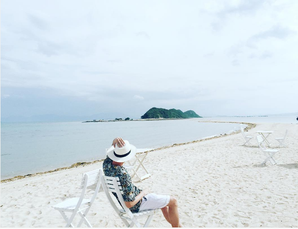 Vẻ đẹp hoang sơ của biển đảo Điệp Sơn vịnh Vân Phong