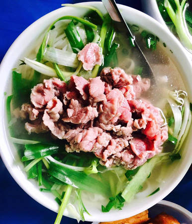 Bún mọc quán ăn sáng Hà Nội