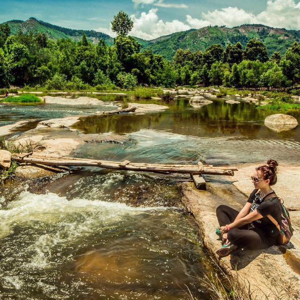 Không khí trong lành trên đỉnh Hòn Bà Nha Trang