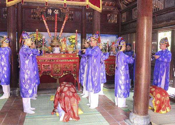 Nghi thức tại lễ hội đình làng Hải Châu