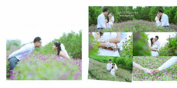 Ảnh cưới lãng mạn tại Vườn hoa Đà Lạt