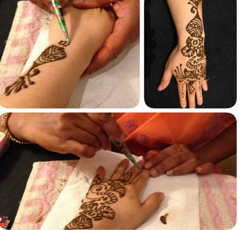 Trải nghiệm vẽ Henna Mehndi nghệ thuật