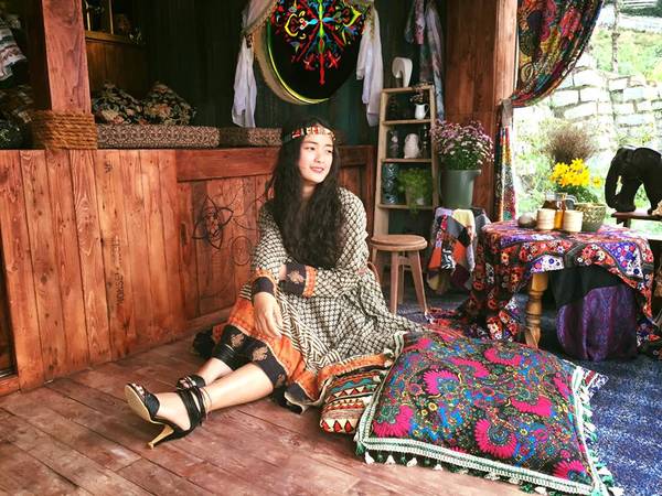 Không gian ấm cúng phòng dorm du mục Sunshine Tím