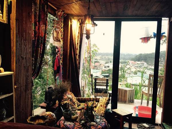 Chi tiết trang trí phòng dorm du mục bohemian