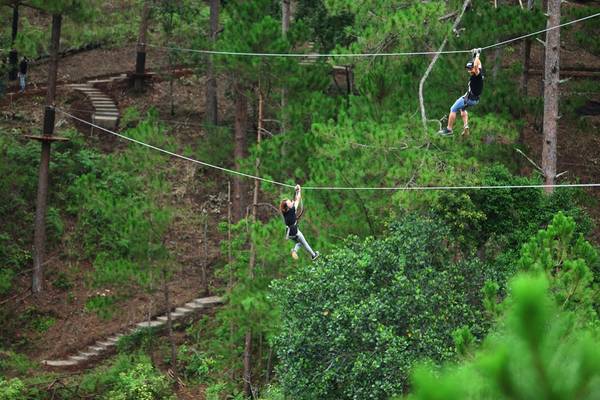 Toàn cảnh Datanla High Rope Course Đà Lạt
