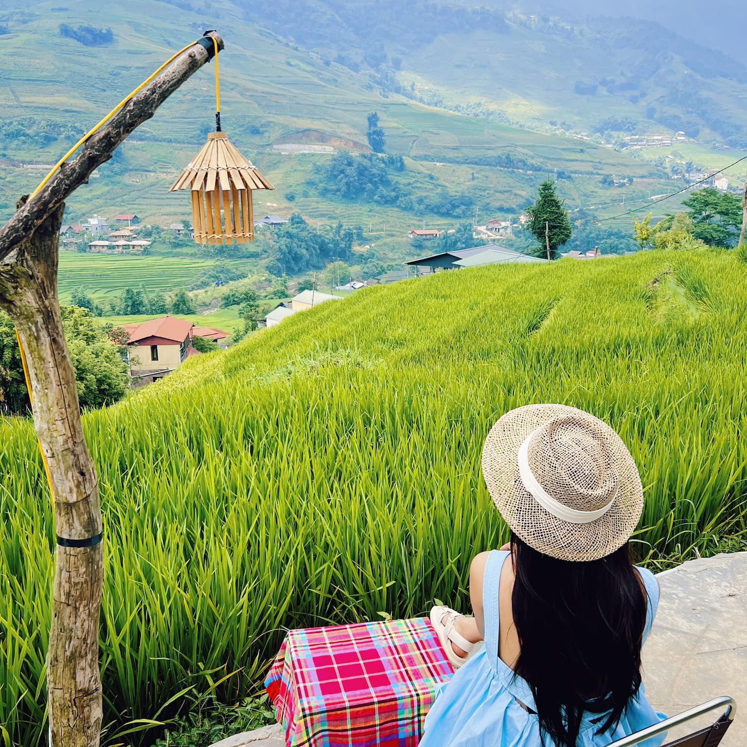 Quán Lúa Cafe ở bản Tả Van. Ảnh: Thúy Thảo.
