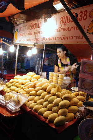 Ẩm thực Bangkok - Xôi xoài Bangkok