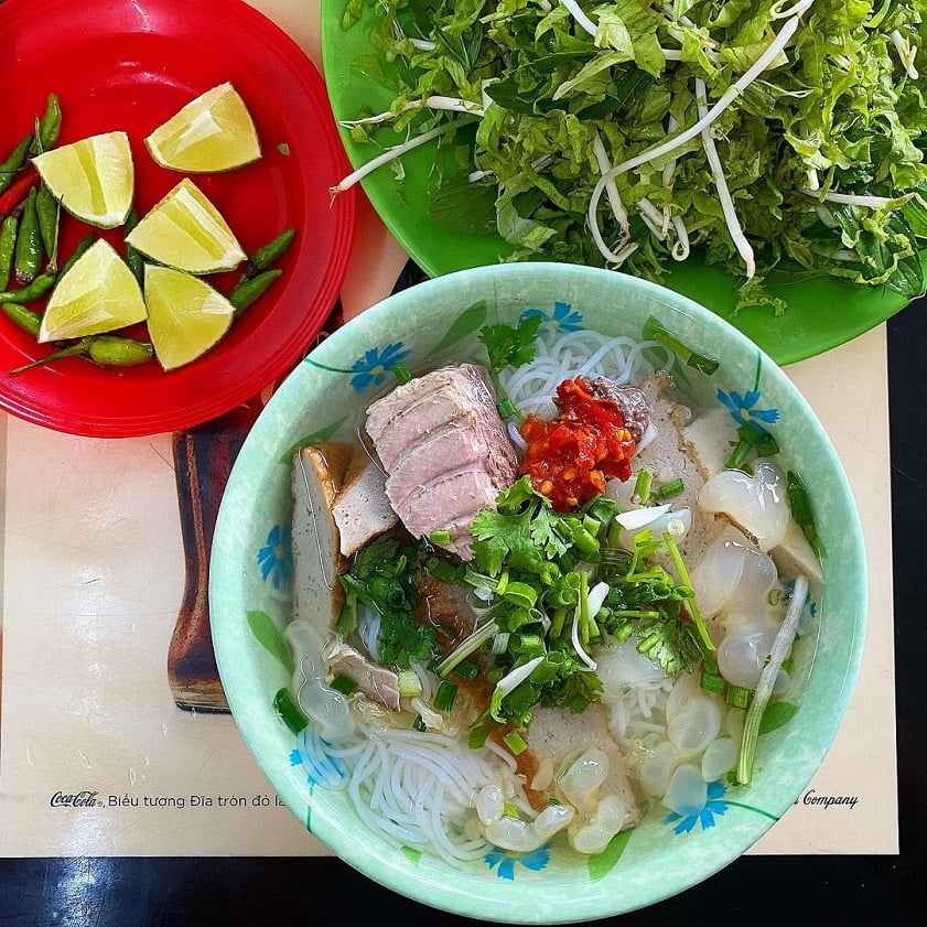 Bún cá dầm ngon ngọt đậm vị biển