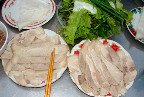 Bánh tráng cuốn thịt ba chỉ 2 đầu Đà Nẵng