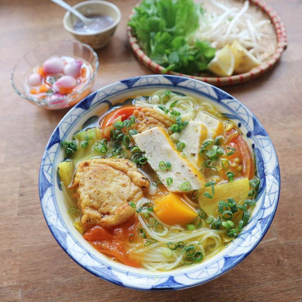 Bún chả cá đặc trưng của ẩm thực Đà Nẵng