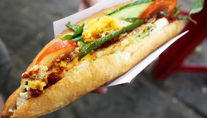 Bánh mì đặc trưng của ẩm thực Đà Nẵng
