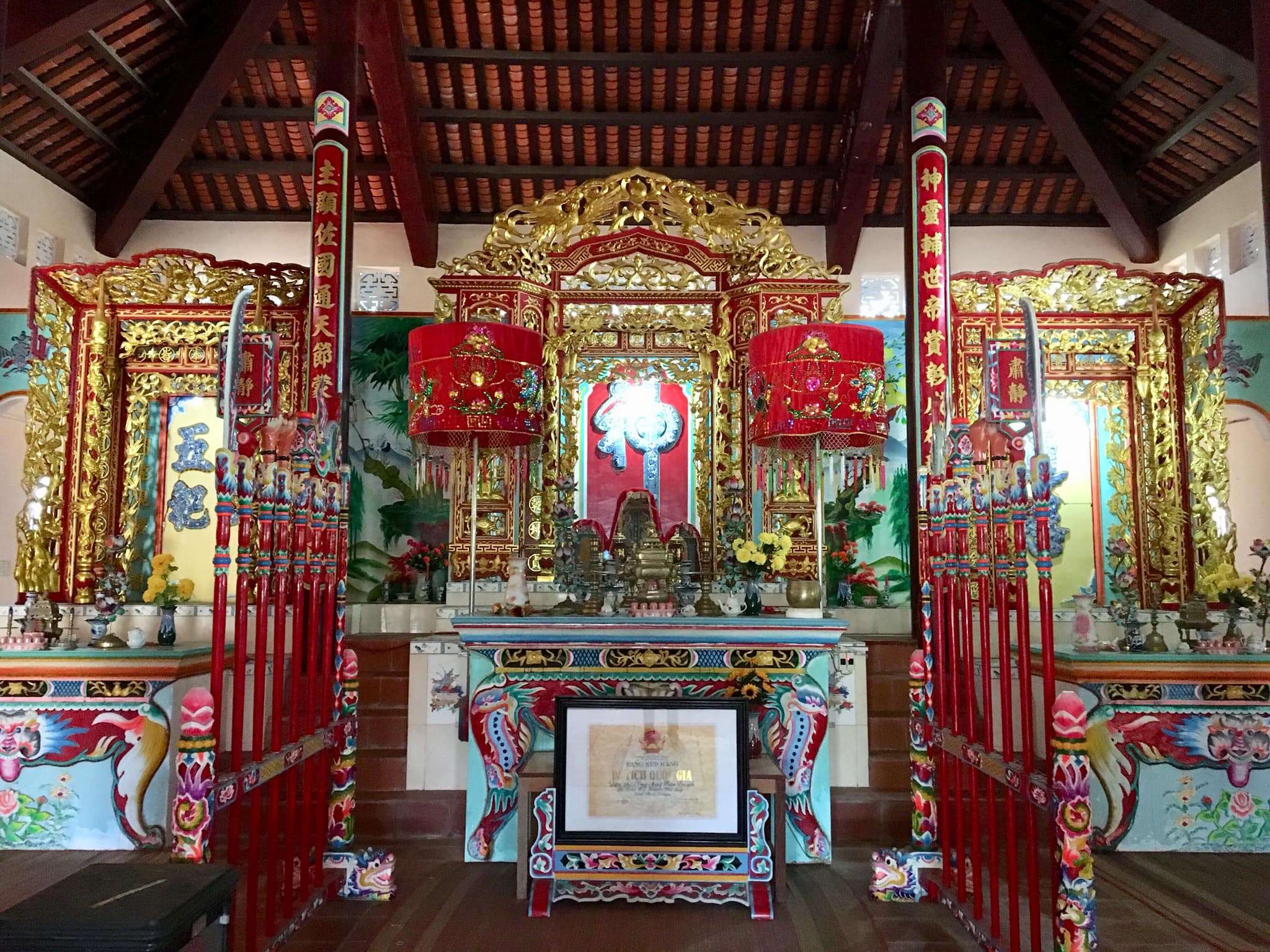Kiến trúc đền thờ Công Chúa Bàn Tranh