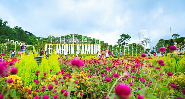 Vườn hoa Le Jardin D’Amour tại Bà Nà