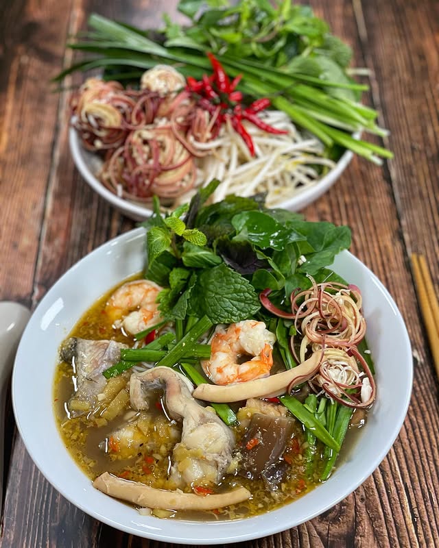 Bún mắm Cần Thơ - đặc sản khi du lịch giỗ Tổ Hùng Vương