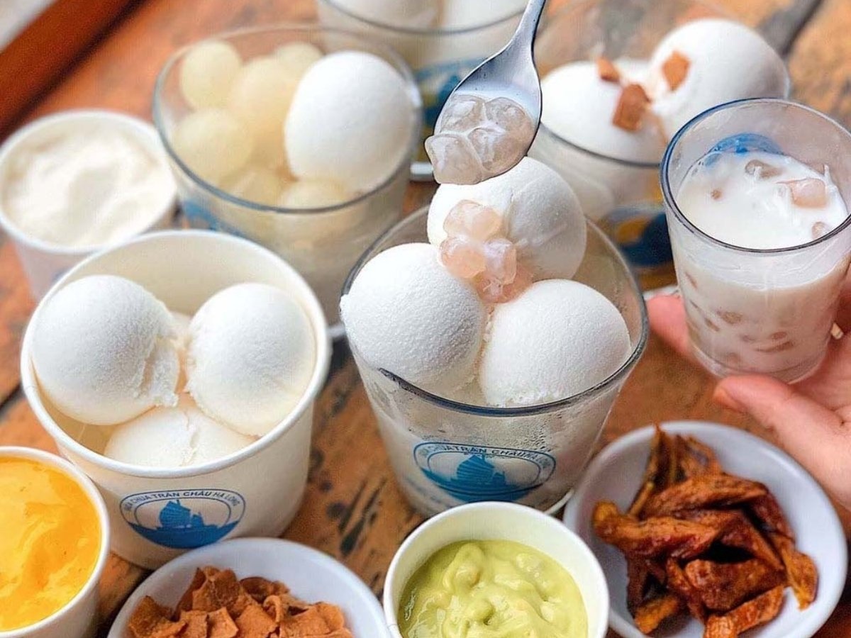 Sữa chua trân châu Hạ Long nổi tiếng