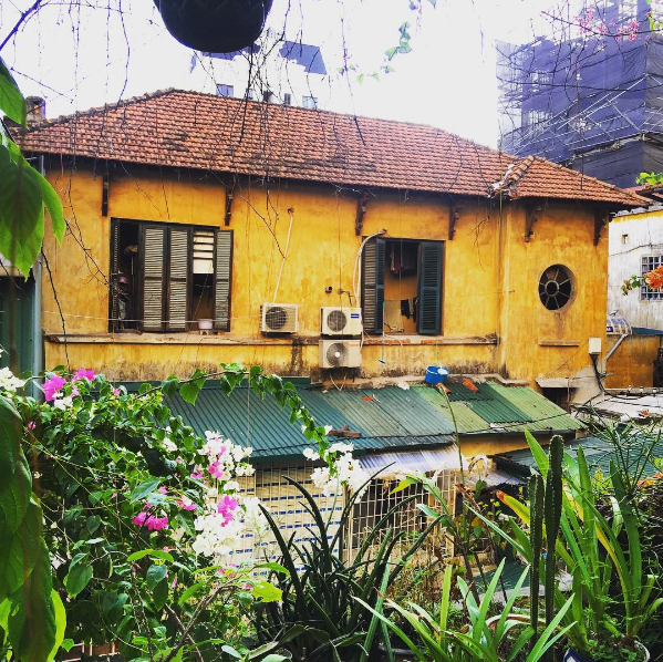 Không gian hoài cổ tại homestay Hà Nội Le Bleu