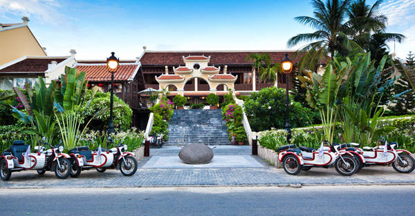 Không gian Victoria Hội An hoài cổ chụp ảnh