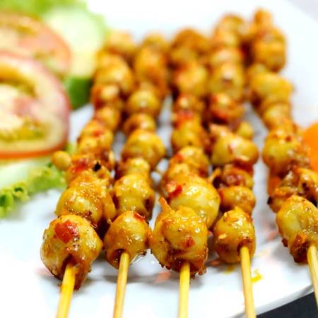 Răng mực nướng – món ăn đặc sản không thể bỏ qua. Ảnh: Muine247
