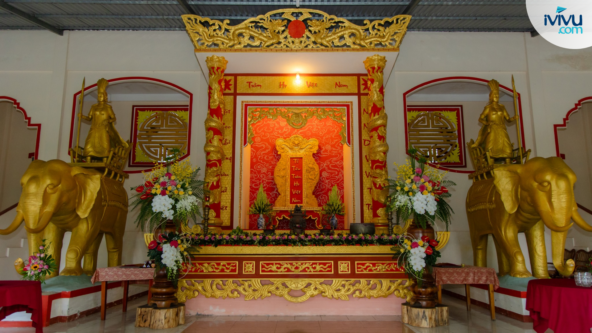 Không gian trưng bày tại bảo tàng Cội Nguồn