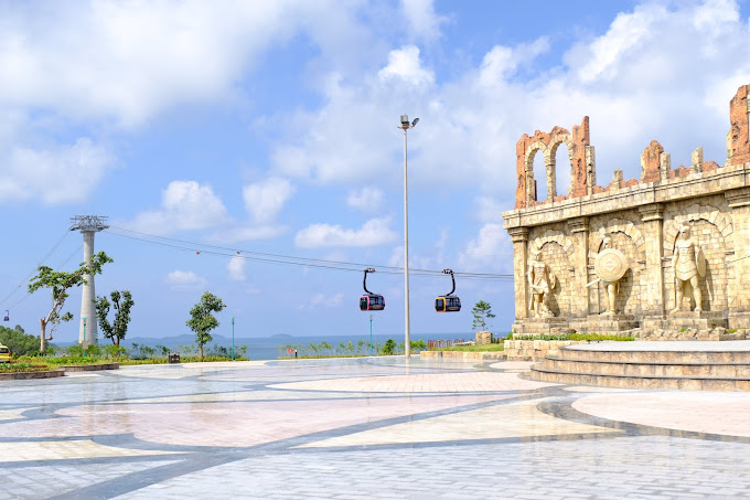 View từ cáp treo hòn Thơm