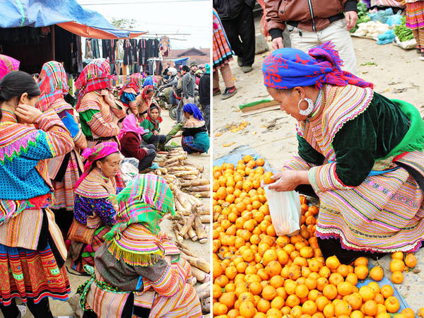 Chợ phiên Bắc Hà bán đồ dùng hàng ngày