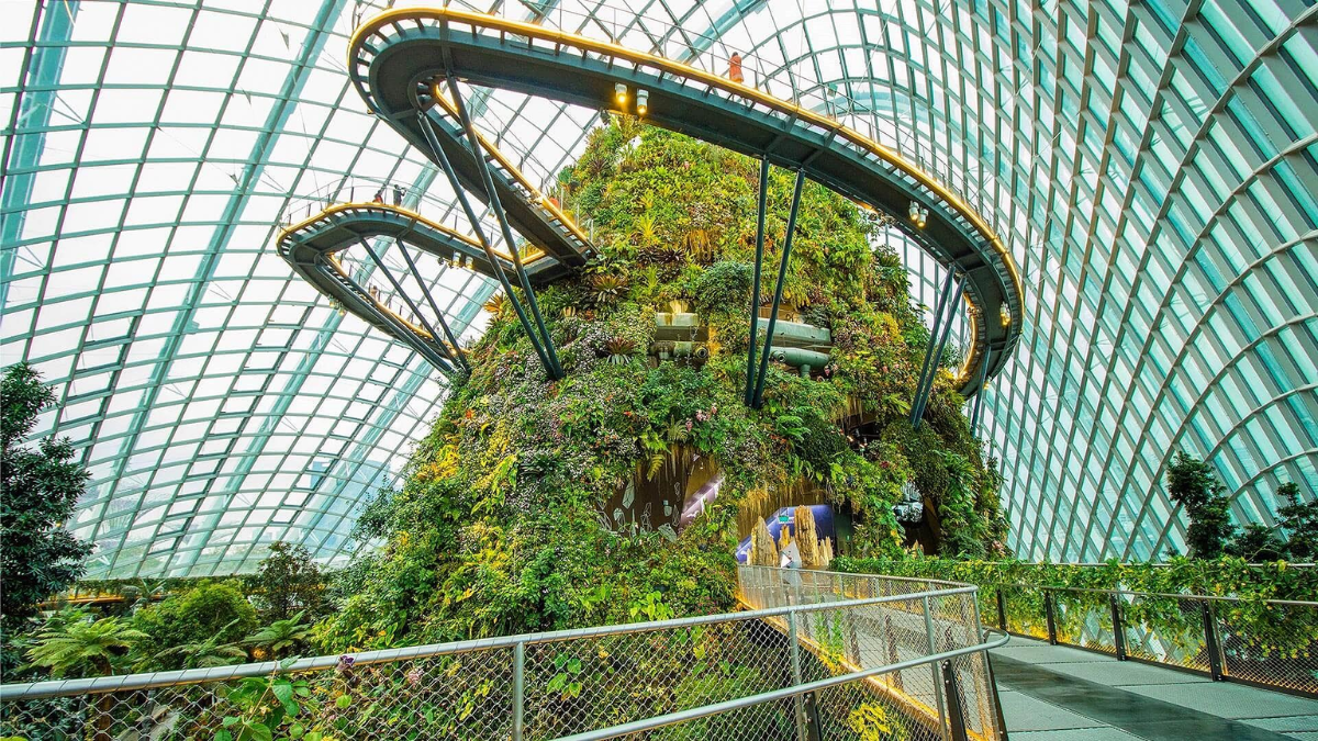 Nhà kính Cloud Forest tại Singapore