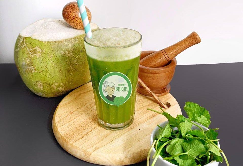 Sinh tố rau má đậu xanh Vũng Tàu