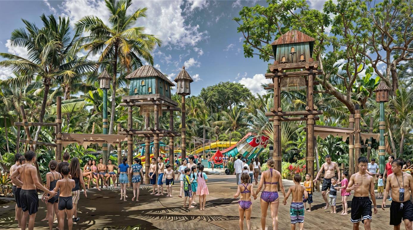 Hệ thống trò chơi nước hiện đại tại Sun World Vũng Tàu