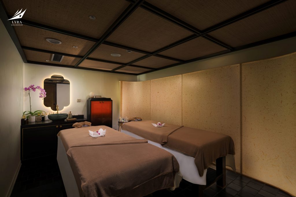 Không gian spa yên tĩnh trên du thuyền Lyra Grandeur