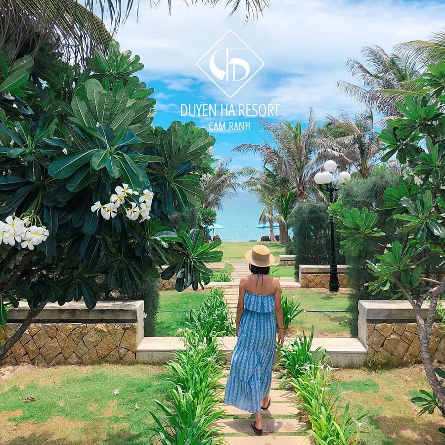 Toàn cảnh resort Duyên Hà Cam Ranh từ trên cao