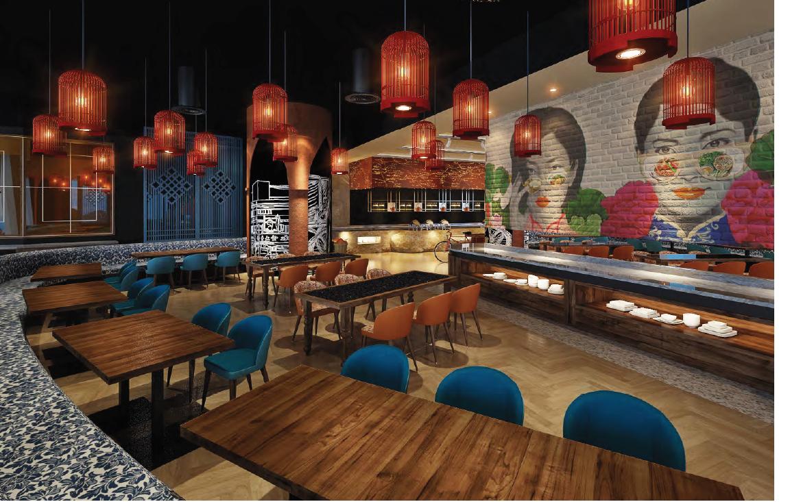 Quầy bar với nhiều loại đồ uống hấp dẫn