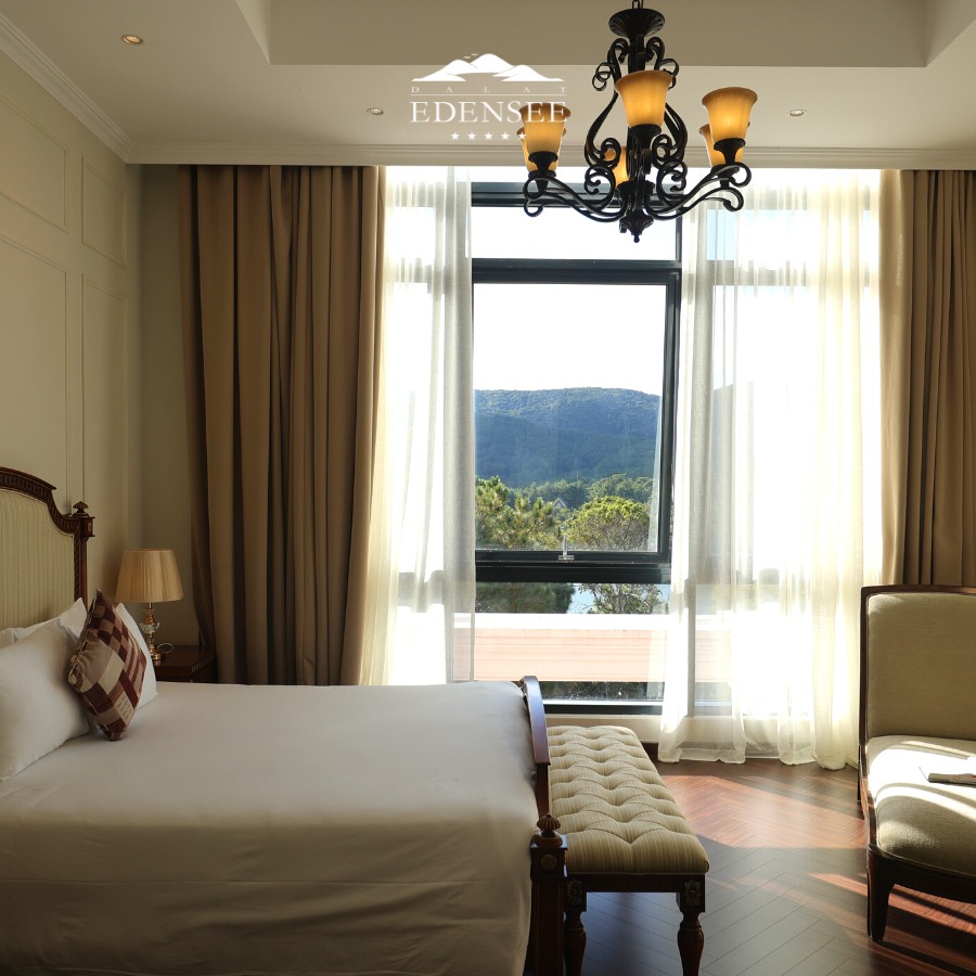 Edensee Lake Resort Đà Lạt villa Sakura view đồi