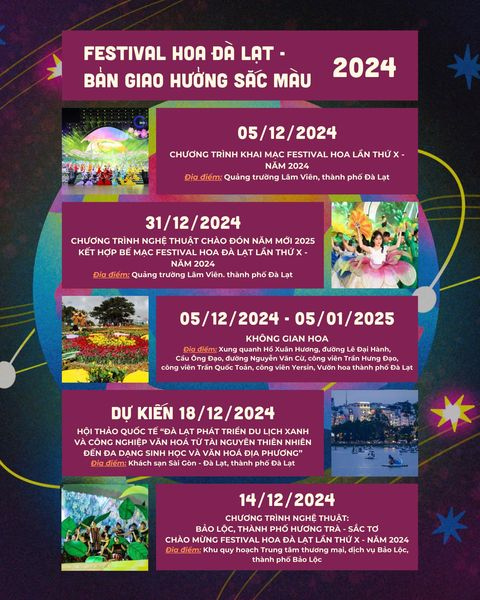 Chương trình Festival Hoa Đà Lạt 2024