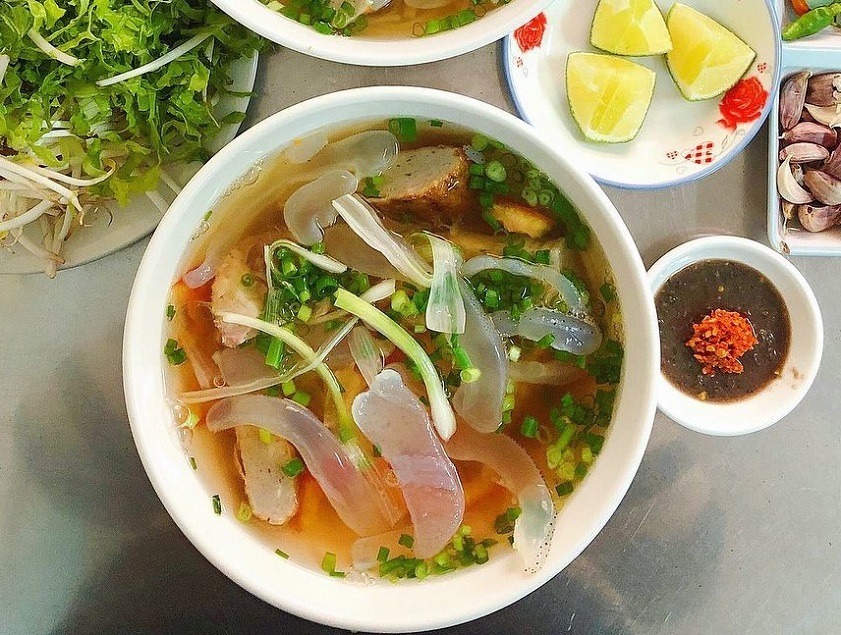 Bún sứa Nha Trang giòn dai